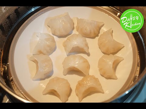 Cách làm Há Cảo vỏ dai, nhân mềm thơm ngon – Har Gow/Shrimp Dumpling Recipe