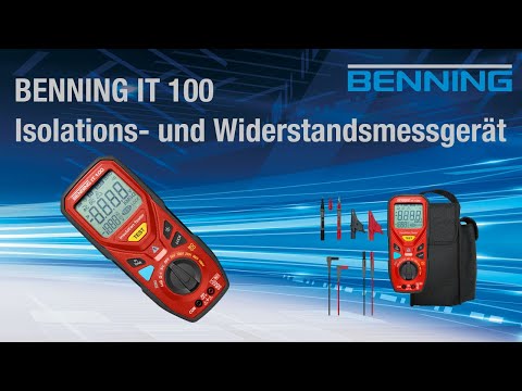 BENNING IT 100 Isolations- und Widerstandsmessgerät