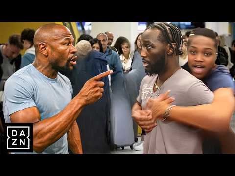 "THEY ALMOST FOUGHT!" – Mayweather vs Crawford Face Off Turns CHAOTIC – Security Swarms!