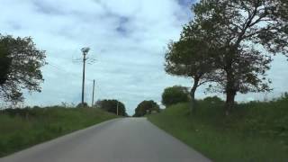 preview picture of video 'Driving On The D31 From La Croix Tasset To Bulat Pestivien, Brittany, France 27th May 2014'