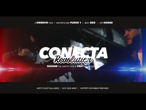 SeaOne The Ghetto God🇺🇸 & Crey A.K.A. La Rima🇲🇽 - Conecta Revolution (Video Oficial)