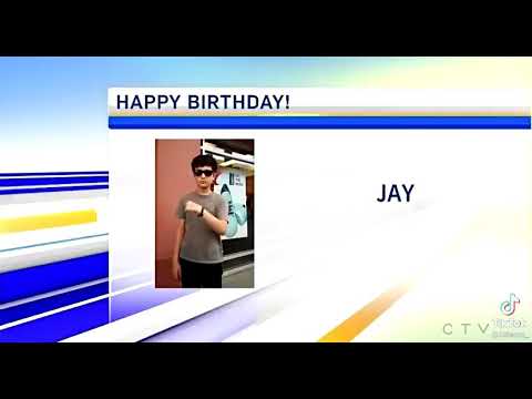 Enhypen Jay got a birthday greetings from CTV😂