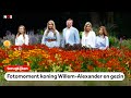 Fotomoment koning Willem-Alexander en gezin