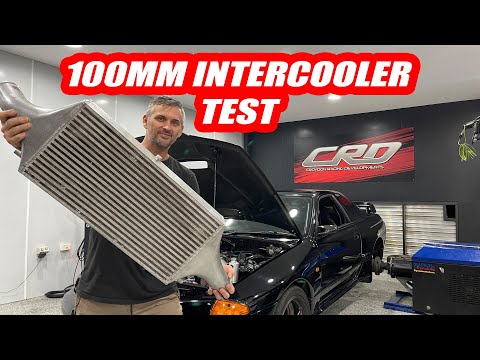GT-R RB26Intercooler Test - 100mm Hypertune vs HKS vs China Spec - Motive Garage