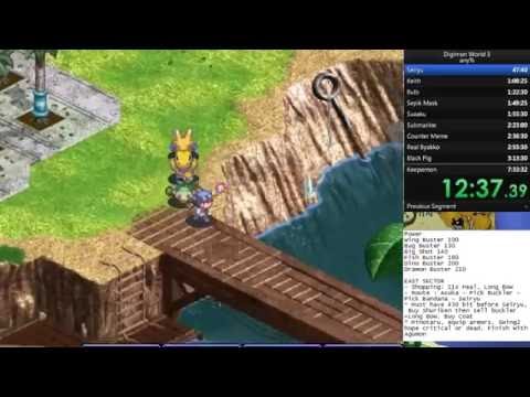 Digimon World 3 [US] - RTA Speedrun any% (PB, 2nd Place as 8/1) 7:22:49 Part 1/2