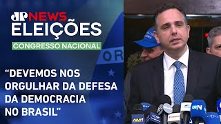 Pacheco faz seu último discurso antes de deixar o cargo de presidente do Senado