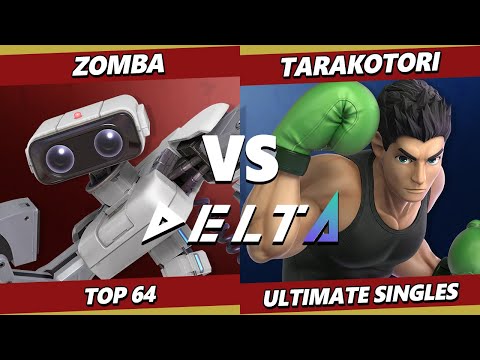 Delta 8 - Zomba (ROB) Vs. tarakotori (Little Mac) Smash Ultimate - SSBU