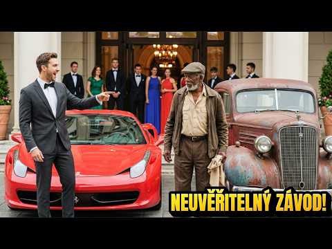 „Moje firma je tvoje, pokud mě dokážeš předjet s tímhle šrotem,“ řekl milionář