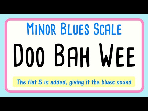 Blues Scale Vocal Warm Up Exercise | Scat Syllables | Doo Bah Wee