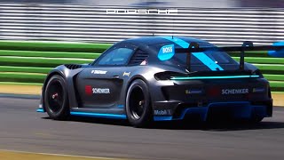 Porsche The GT4 e-Performance takes to the Hockenheimring