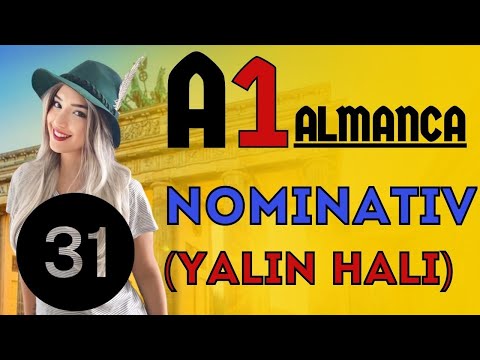 31. Ders | [A1] | Almanca Nominativ Nedir?  - Almanca İsmin Yalın Hali
