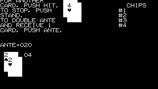 Arcade Game: Super 21 (1978 Mirco Games, Inc.)