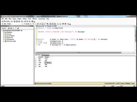 Part 15  Different ways to replace NULL in sql server
