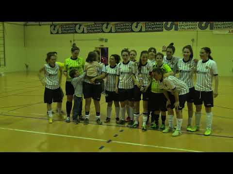 CSI CALCIO A 5 DONNE La premiazione dell'Esperia vicecampione provinciale 2017-2018