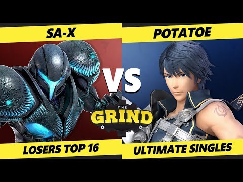 Smash Ultimate Tournament - SA-X (Dark Samus) Vs. Potatoe (Chrom) The Grind 93 SSBU Losers Top 16