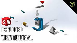 SOLIDWORKS Quick Tip - Working With Exploded Views In Assemblies
