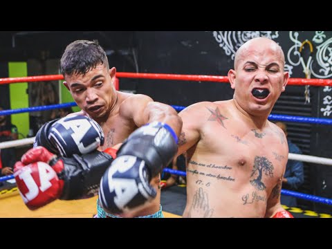VENEZUELANO KRU MONGE VS JUNIEL WASP TEAM  LUTA DE MUAY THAI