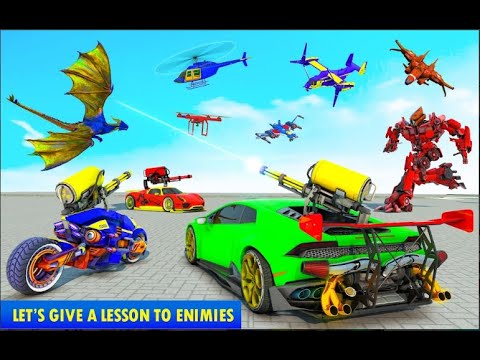 Dragon Robot Police Car Games Game Zee Gameplay