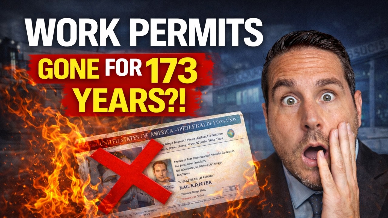 Work Permits for Asylum Seekers Could Disappear for 173 YEARS (Proposed Rule Explained)