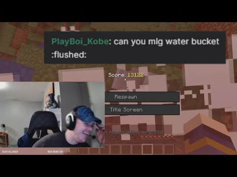 Asking Random Minecraft Twitch Streamers To MLG Water Bucket