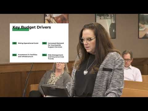Closeup Jackson County Surveyor Budget Presentation