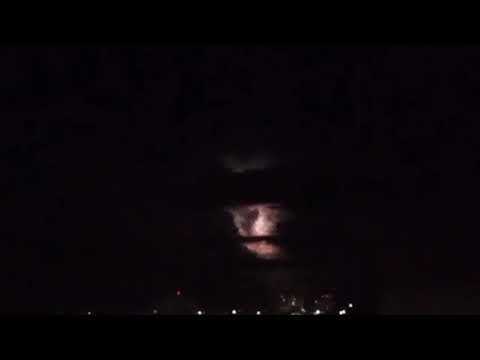 Relâmpago em Lençóis paulista estado de são Paulo. Olha que Lindo o céu 