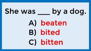 Mixed Grammar Quiz | If you Can Get 15 out of 40, Your Brain is Great #6