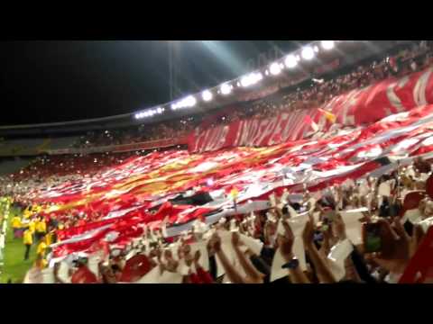"independiente Santa fe copa sudamericana 2015" Barra: La Guardia Albi Roja Sur &bull; Club: Independiente Santa Fe