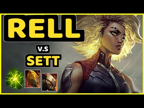 RELL vs SETT - BOTTOM SUPPORT GAMEPLAY - EUW Ranked GRANDMASTER
