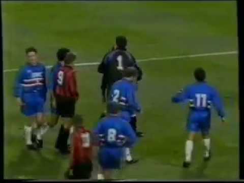 Foggia vrs Sampdoria 1993 English Commentary Gullit,Platt,Roy,Kolyvanov