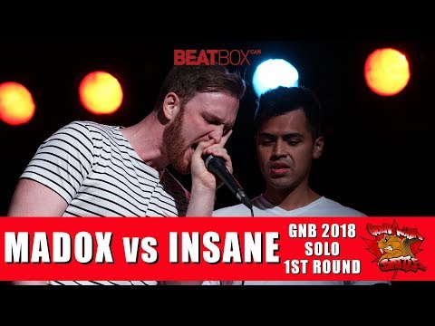 Madox vs Insane | GNB 2018 | Solo -  First Round