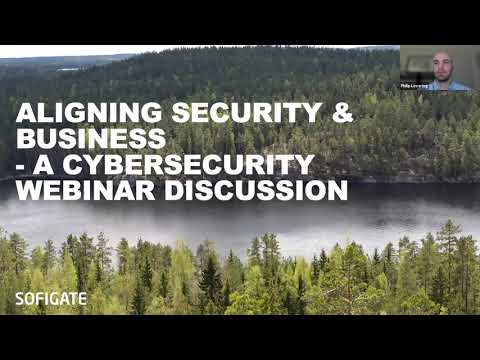 Aligning security & business - a cybersecurity webinar discussion
