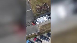 Bergamo, il video del tram della Teb in viaggio dalla Repubblica Ceca su una bisarca di 43 metri