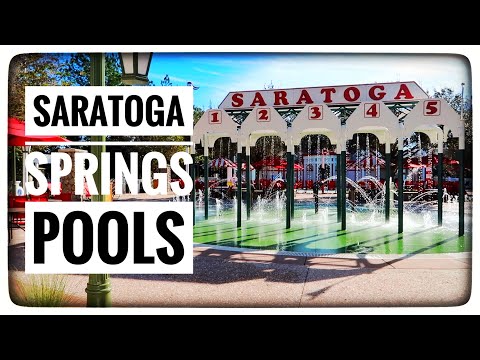 SARATOGA SPRINGS POOLS | High Rock Spring, The Paddock, & The Grandstand Pools | Disney World