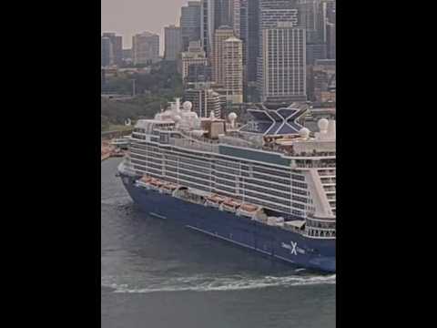 Thumbnail for MV Celebrity edge leaving Sydney #celebritycruises #cruiseship #sydney #travel