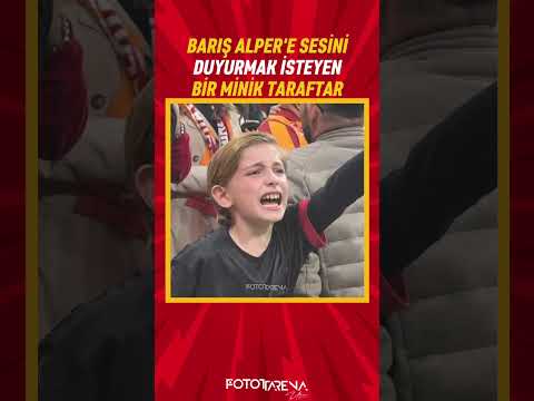 Barış Alper Yılmaz’a sesini duyurmak isteyen minik bir taraftar #galatasaray #barışalper #shorts
