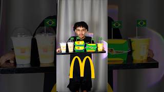 Comprei o combo do Brasil do McDonald’s… será que é bom mesmo?#brasil #fifa #lanche #provando
