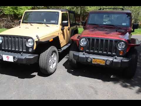 JKs with JL-Style Grille and Willys MB-style fenders