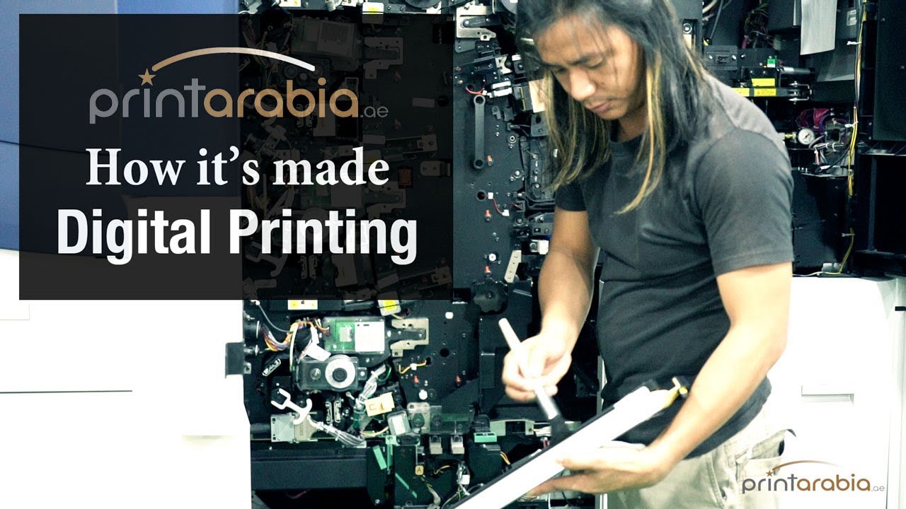 Print in Dubai with Printarabia - How it's printed - Digital Printing