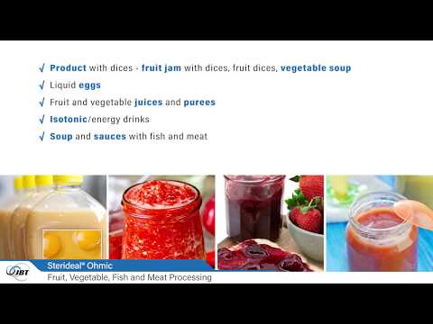 JBT Aseptic Systems - Sterideal® Ohmic Heat Exchanger