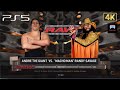 Andre The Giant Vs Macho Man Randy Savage Raw WWE 2K22 4K60 PS5 SLIM GAMEPLAY