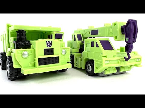 Devastator Commanders! Transformers Studio Series86 Constructicons Hook & Long Haul Chefatron Review