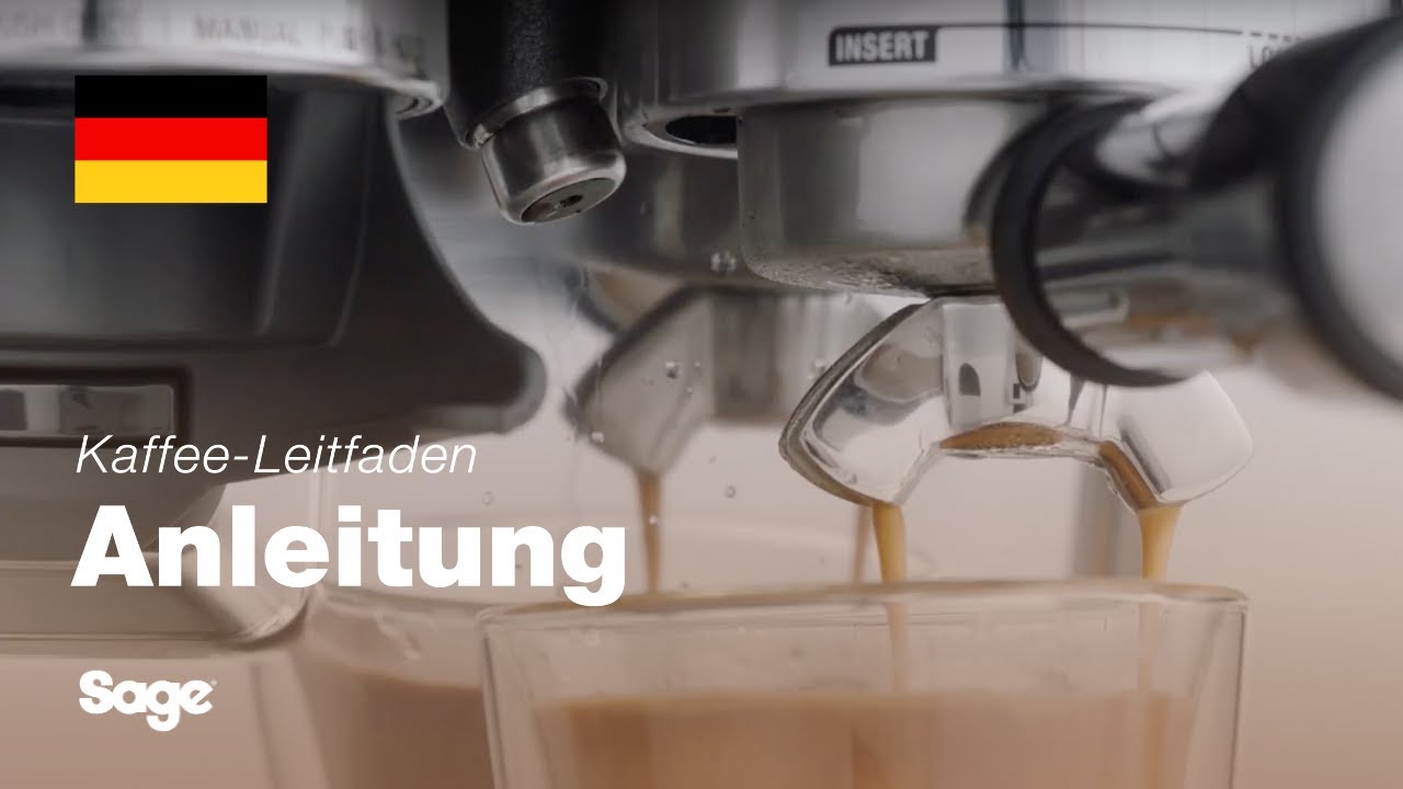 Tutorial für Breville-Kaffee - Zubereiten eines Long Black