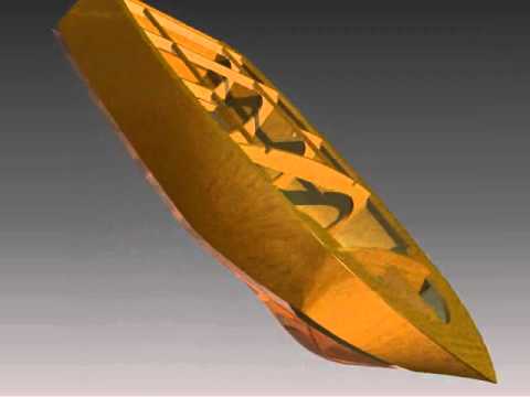 RC Boat Hull Rendered - Autodesk Inventor