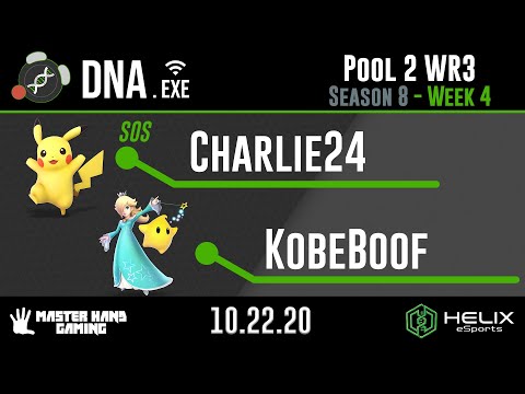 DNA.EXE S8:W4 - SOS | Charlie24 (Rosalina) Vs. KobeBoof (Pikachu) - Pool 1 WR3