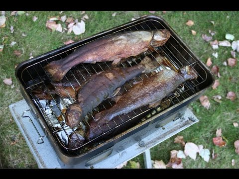 Forellenrezepte Teil 2: Tischräucherofen, Trockensalzen