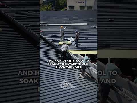 A lot of people think a thicker roof means less heat coming in…