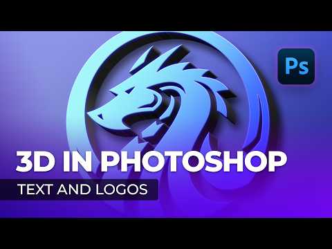 How to make 3d Text in Photoshop 2025 (Easy!!)