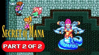 Secret of Mana SNES PART 2 OF 2 FULL GAME Longplay Gameplay Walkthrough Playthrough VGL