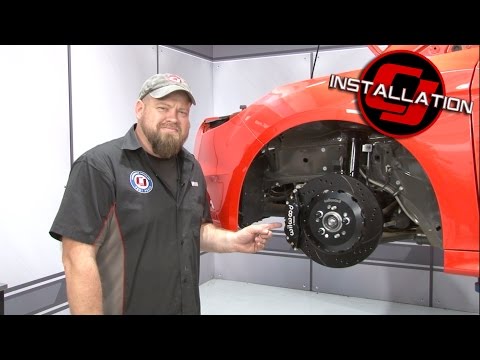 Focus ST Wilwood Front Disc Brake Kit Superlite 6-Piston Drilled/Slotted 14" 2013-2018 Installation